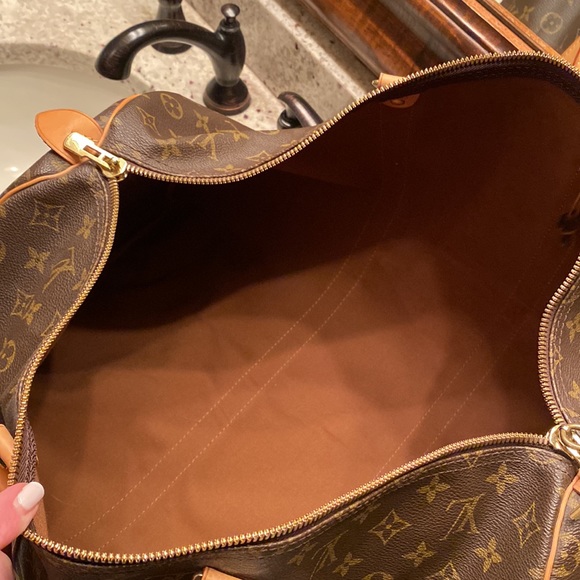 Authentic Louis Vuitton Monogram AB Keepall 50 Duffle Bag. - Picture 7 of 10